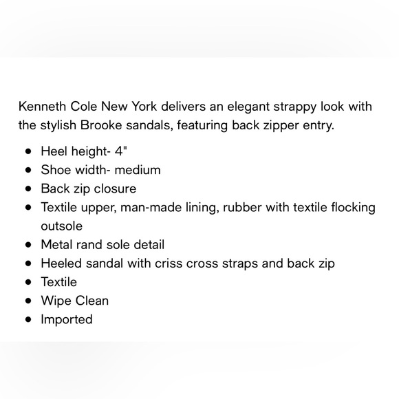 KENNETH COLE NEW BROOKE CROSS DRESS HEELS - Picture 12 of 12